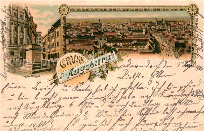 Augsburg Fuggerdenkmal