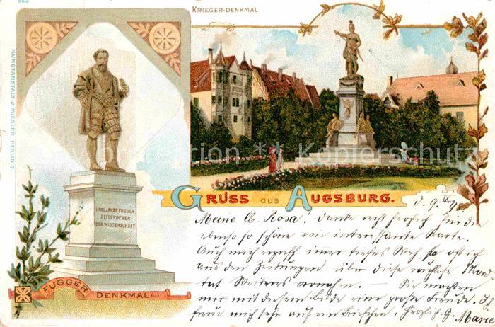 Augsburg Kriegerdenkmal Fuggerdenkmal