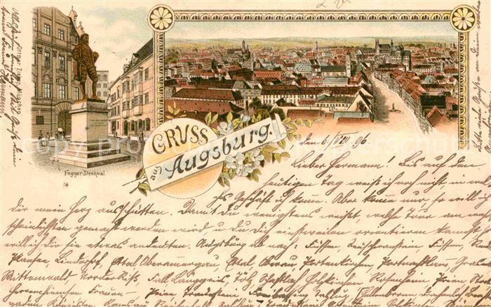 Augsburg Fuggerdenkmal