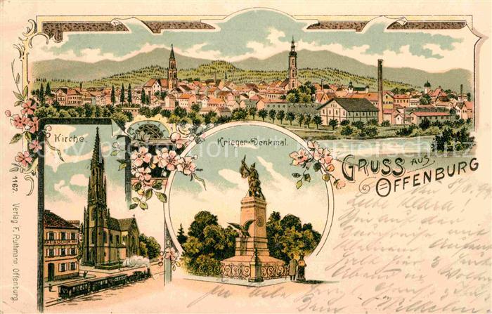 Offenburg Kriegerdenkmal Kirche