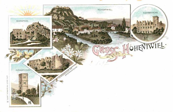 Hohentwiel Klosterkirche Eugenstor Aussichtsturm