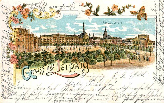 LEIPZIG Sachsen Augustusplatz
