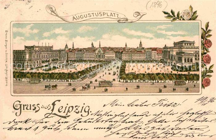 LEIPZIG Sachsen Augustusplatz