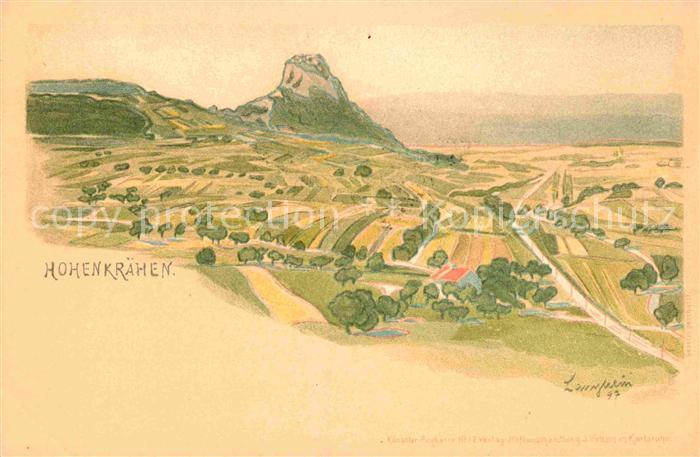 Singen Hohentwiel Hohenkraehen Kuentlerkarte