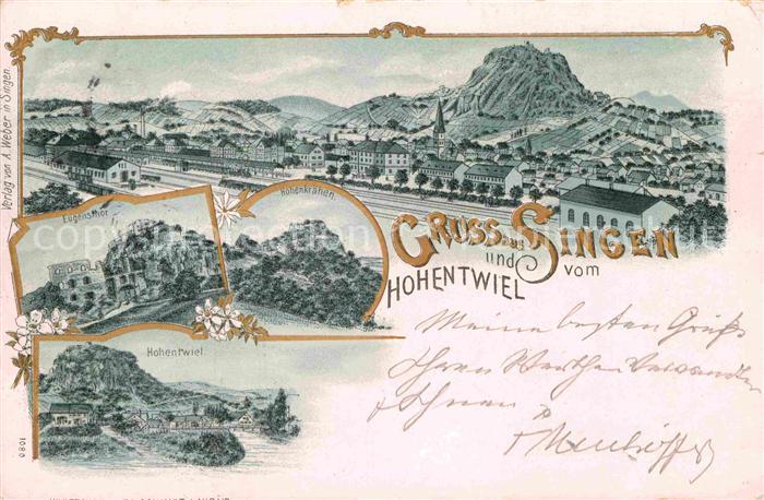 Hohentwiel Eugensthor Hohenkraehen