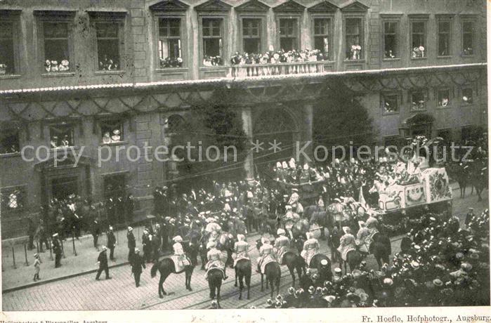 Augsburg Huldigungsakt vor Sr. Kgl. Hoheit Prinz Ludwig v. Bayern