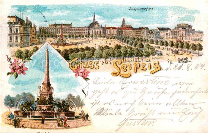 LEIPZIG Sachsen Augustusplatz