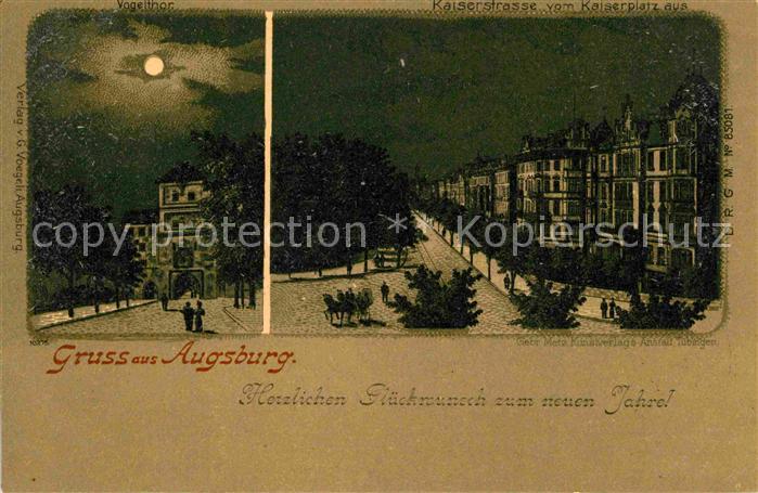 Augsburg Kaiserstrasse Vogeltor