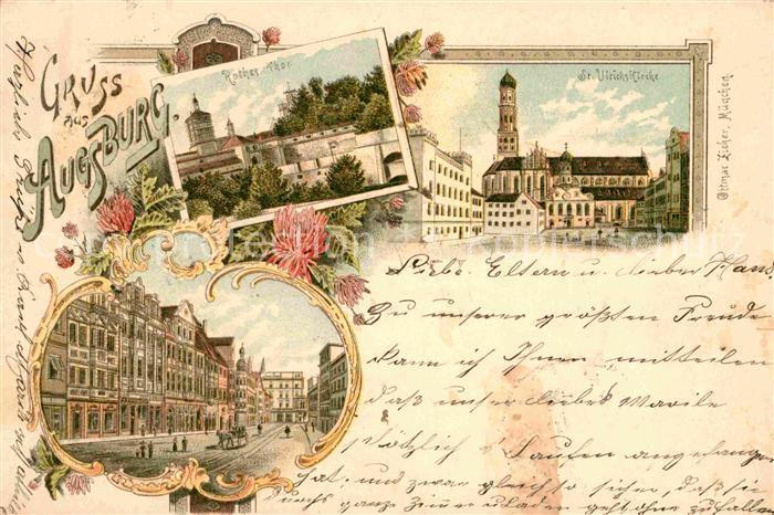 Augsburg St. Ulrichskirche Rotes Tor