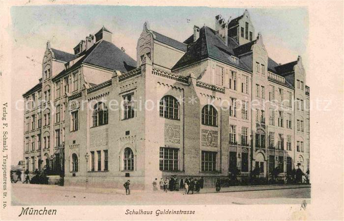 Muenchen Bayern Schulhaus Guldeinstrasse