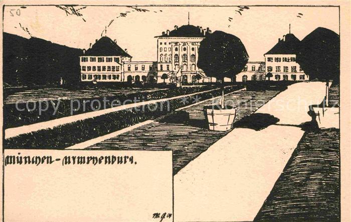 Nymphenburg Kuenstlerkarte