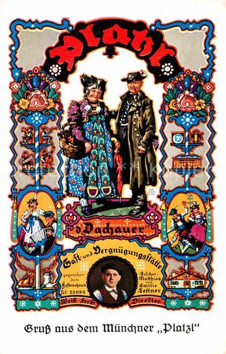 Muenchen Bayern Platzl Gast- Vergnuegungsstaette Dachauer