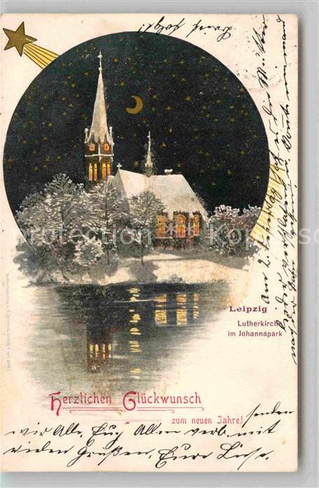 LEIPZIG Sachsen LUtherkirche Johannapark
