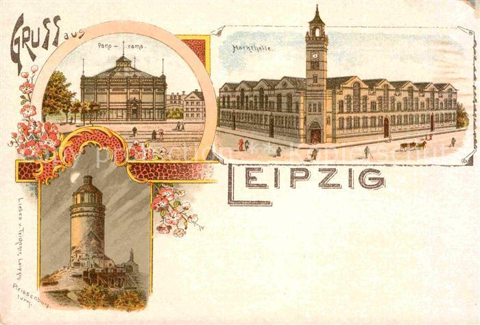 LEIPZIG Sachsen Markthalle Pleeissenburgturm