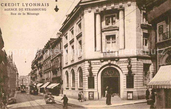 Strasbourg Alsace Credit Lyonnais Rue de la Mesange