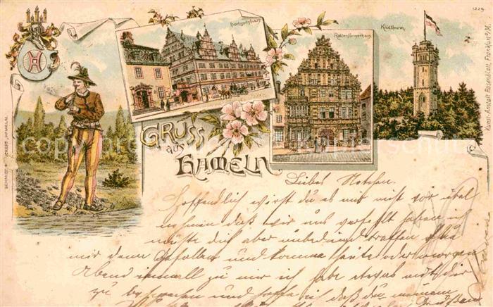 Hameln Weser Hochzeitshaus Rattenfaengerhaus Kluetturm