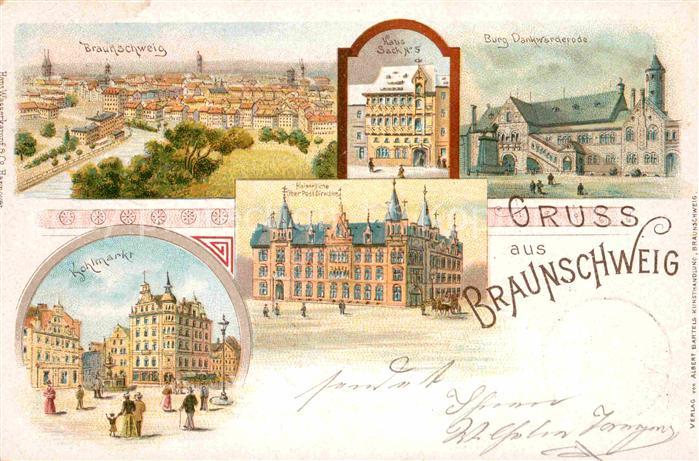 BRAUNSCHWEIG  CITY Burg Dankwarderode Haus Sack N 5 Kohlmarkt