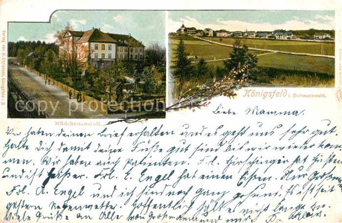 Koenigsfeld Schwarzwald Maedchenanstalt