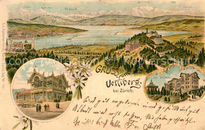 Uetliberg ZH Restaurant Uto Kulm Hotel Uetliberg Saentis