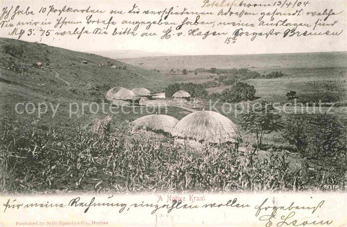 Transvaal Suedafrika Native Kraal