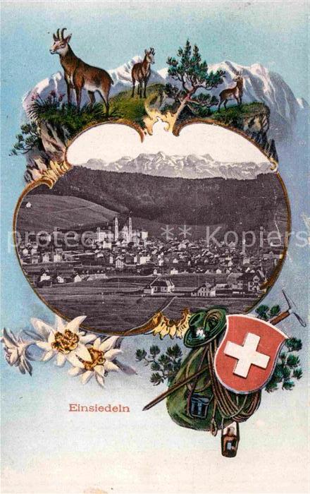 Einsiedeln SZ Ortsansicht
