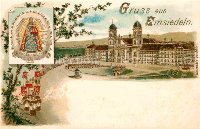 Einsiedeln SZ Kloster Gnaden-Mutter