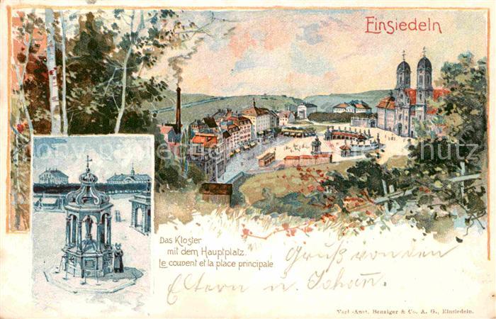 Einsiedeln SZ Kloster Hauptplatz