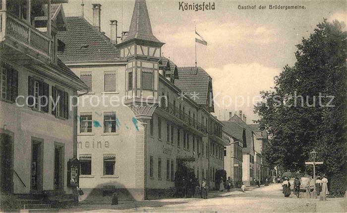 Koenigsfeld Schwarzwald Gasthof der Bruedergemeine