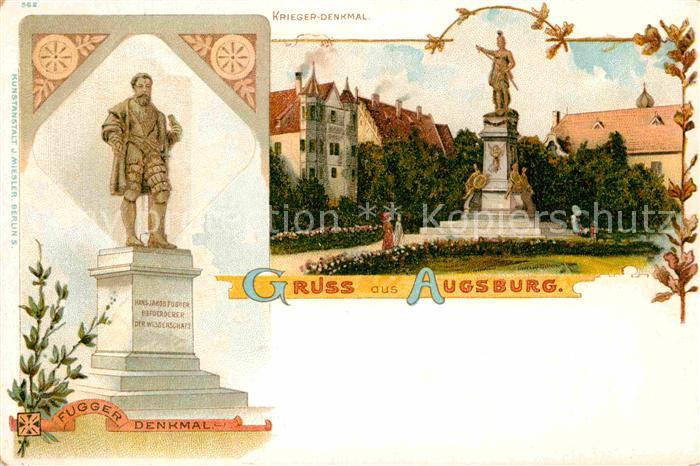 Augsburg Fugger Denkmal Kriegerdenkmal