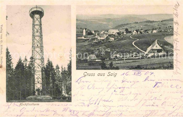 Saig Schwarzwald Hochfirstturm
