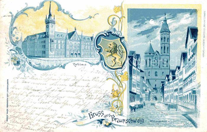 BRAUNSCHWEIG  CITY Rathaus Weberstrasse