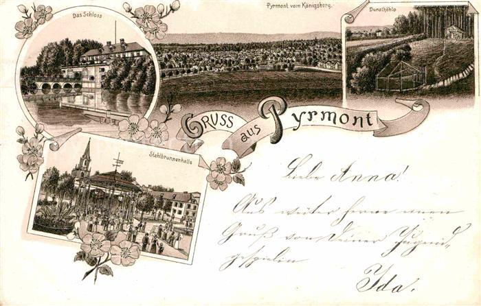 Bad Pyrmont Schloss Stahlbrunnenhalle Dunsthoehle