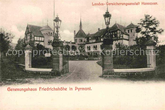 Bad Pyrmont Genesungshaus Friedrichshoehe
