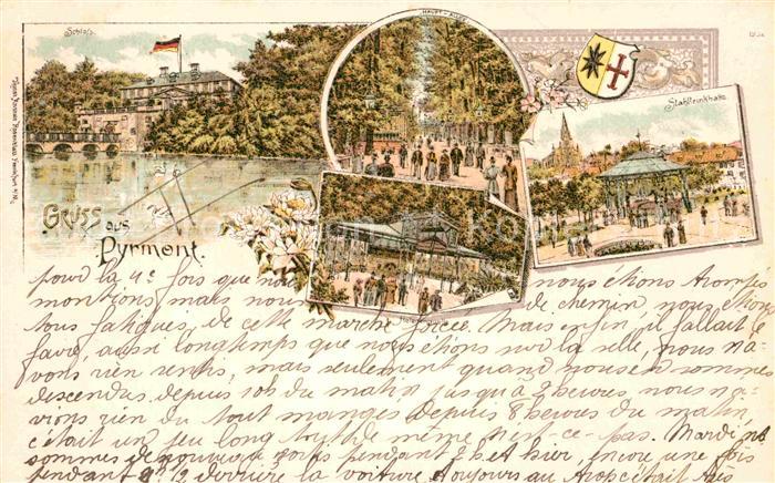 Bad Pyrmont Stahltrinkhalle Schloss