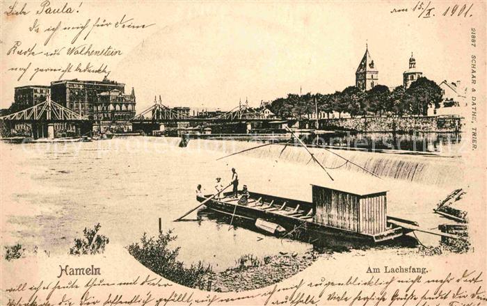 Hameln Weser Lachsfang