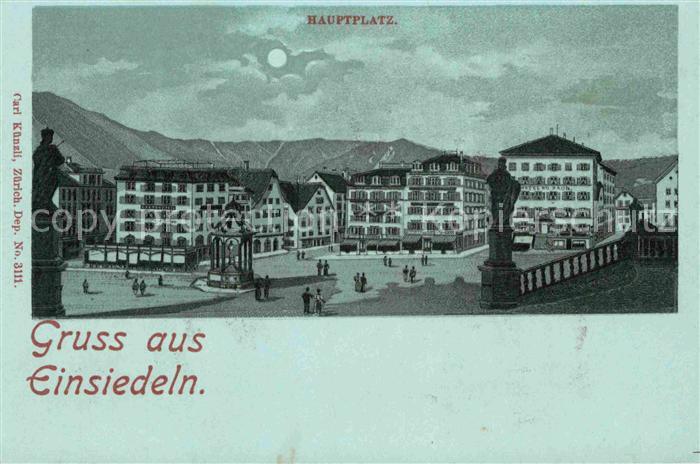 Einsiedeln SZ Hauptplatz