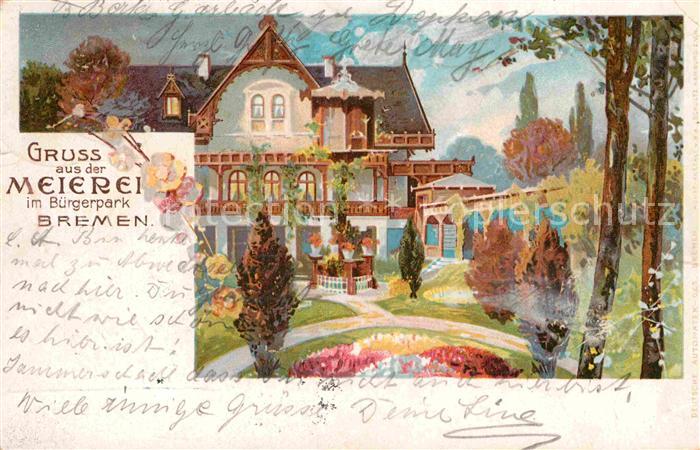 BREMEN  CITY Meierei Buergerpark
