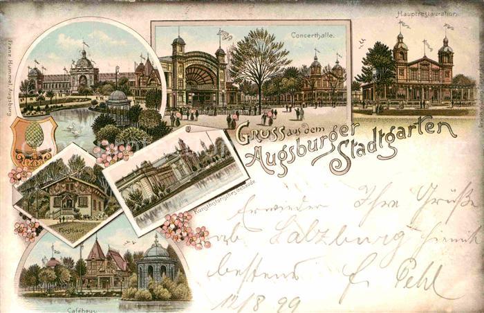 Augsburg Stadtgarten Concerthalle Hauptrestaurant Forsthaus