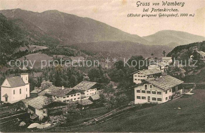 GARMISCH-PARTENKIRCHEN Bayern Berggasthof Wamberg