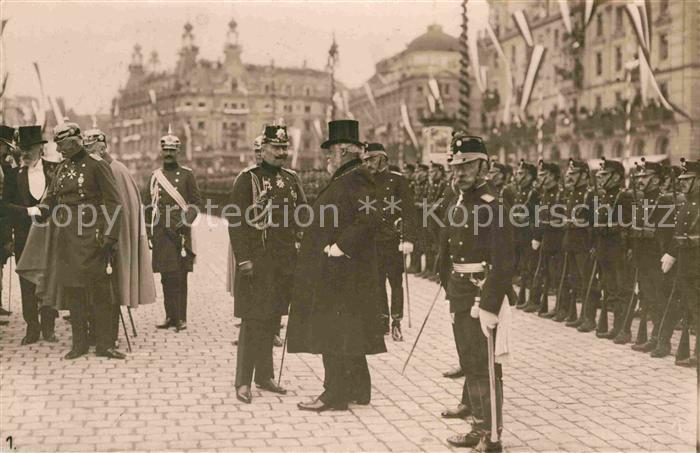 Bern BE Besuch Kaiser Wilhelm II. Bundespraesident Forrer