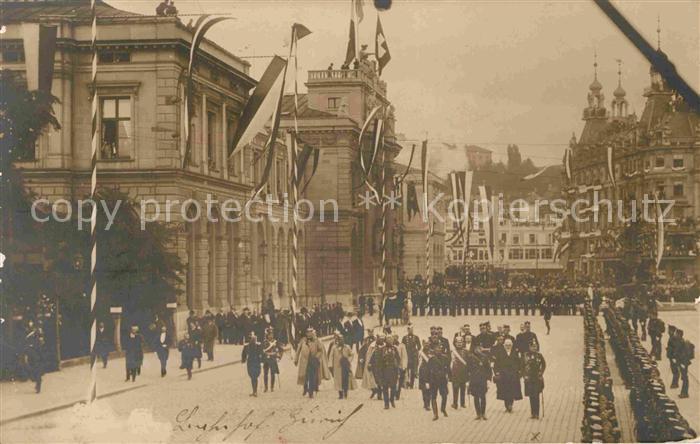 Zuerich ZH Kaiser Wilhelm II. Besuch 03. September