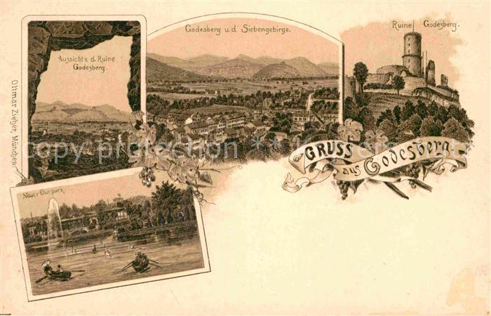 Bad Godesberg Godesburg Kurpark Siebengebirge