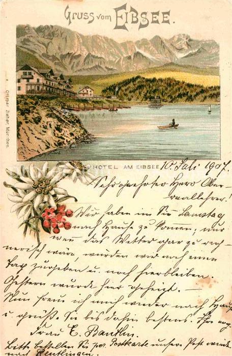 Eibsee Hotel am Eibsee Litho