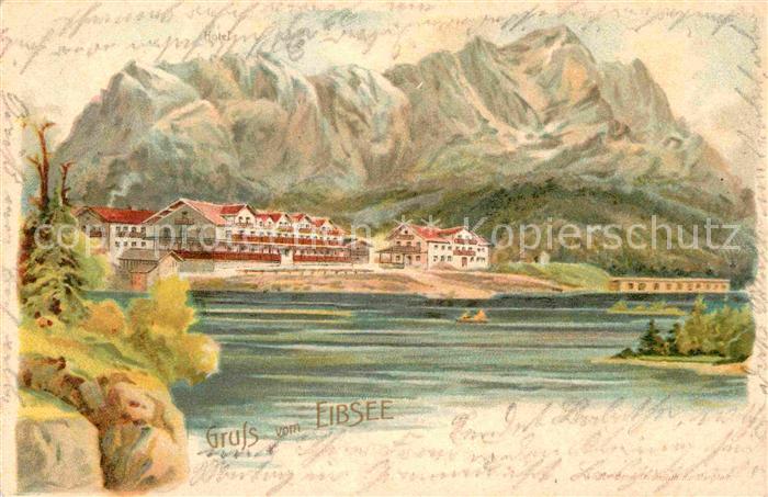 Eibsee Hotel Litho
