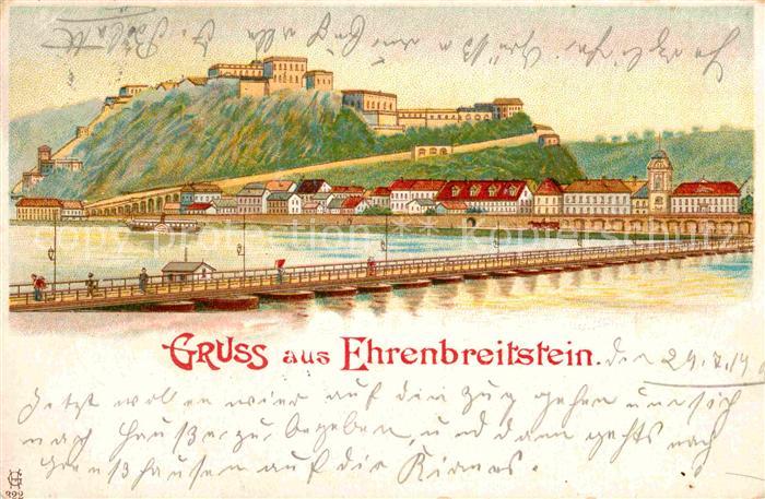 Ehrenbreitstein Litho