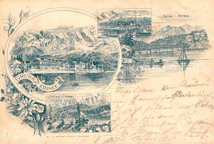 Eibsee Frillensee Felix-Steg Ludwigsinsel