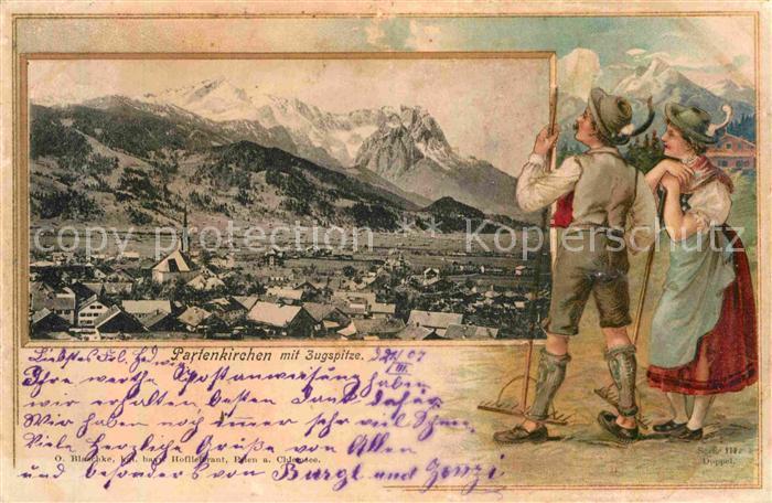 Partenkirchen Zugspitze Tracht