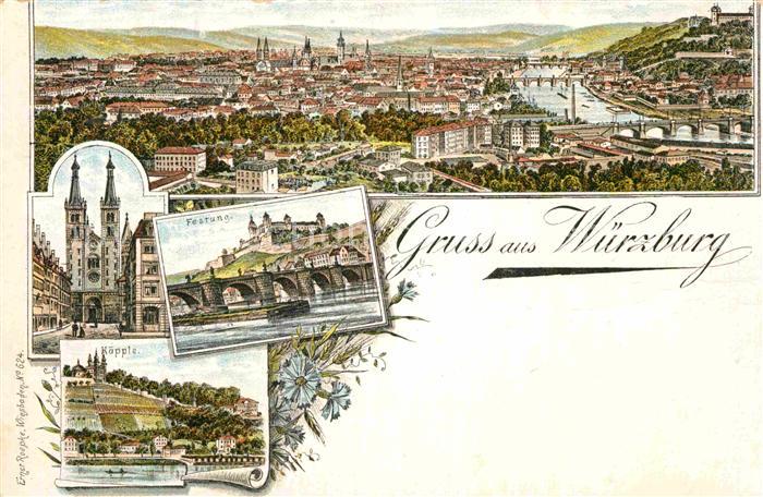 WueRZBURG Bayern Kaepple Festung