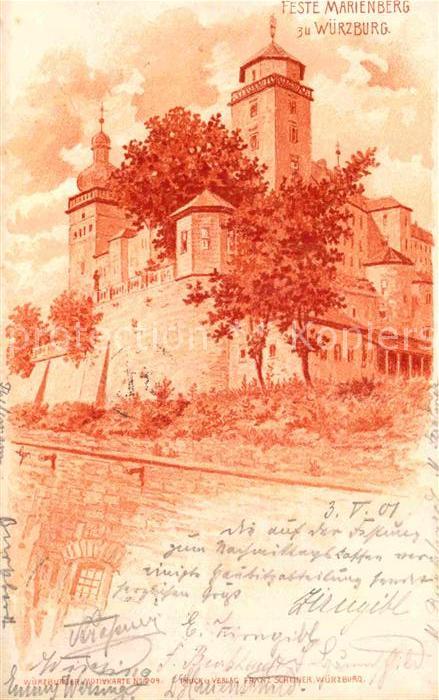 WueRZBURG Bayern Feste Marienberg