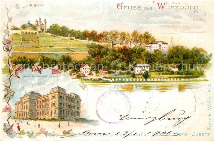 WueRZBURG Bayern Kaepple Neues Universitaetsgebaeude